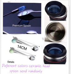 Chasing Y camera lens mug outer finish with premium stainless steel interior for temperature control.