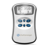 Chattanooga Primera device front view for portable electrotherapy and targeted therapy.
