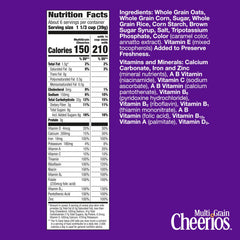 Cheerios Multi Grain bowl with milk, a calcium and fiber rich breakfast.