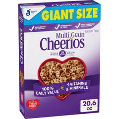 Cheerios Multi Grain bowl with milk for a quick, heart-healthy breakfast.