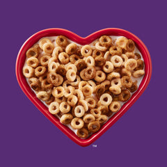 Cheerios Multi Grain pour capturing crisp cereal aroma and wholesome crunch.