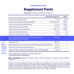 Cheers Liver Combo Protect capsules for daily liver support and vitamin boost