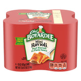 Chef Boyardee Mini Ravioli with easy-open lid, quick dinner option for busy weeknights.