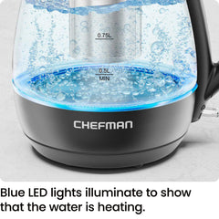 Chefman rapid boil 1500W for hot water in minutes