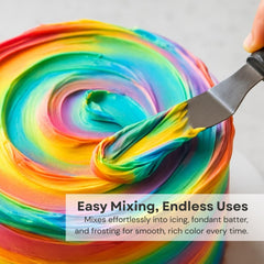 Fondant dye in Royal Blue Liqua-Gel for striking accents.