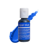 Chefmaster Royal Blue Liqua-Gel bottle for precise, fade-resistant icing color