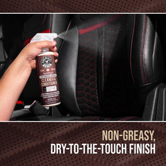 Chemical Guys VentRight flow-through cleaning action removes dirt from perforations.