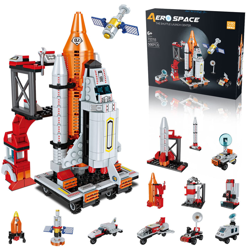 Chenxuanbro space shuttle model for creative STEM play and space exploration
