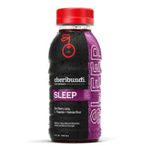 Cheribundi Tart Cherry Sleep bottle pour promoting nighttime recovery.