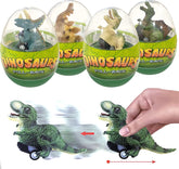Cherislpy jumbo dinosaur egg with pull-back car for Easter hunts and active play.