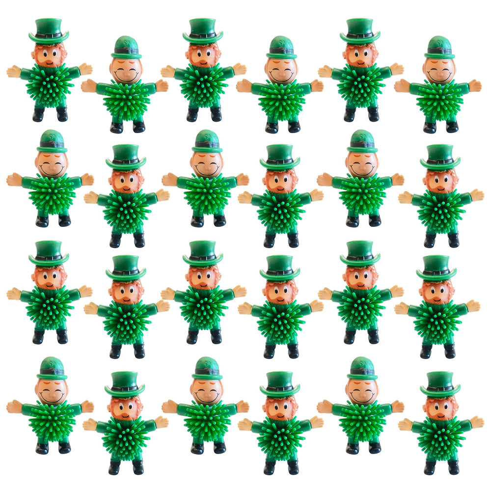 Cherislpy leprechaun toy close-up showing hat and shamrock for festive decor