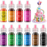 Cherrysea food coloring bottle drops yellow for vibrant cake decoration