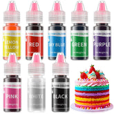 Cherrysea gel color set eight-colors bottles shows bold, customizable hues for cakes