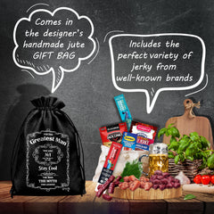 Cheshire Gifts Exotic Jerky Variety Pack with diverse flavors for adventurous snacking.