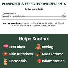 Chew + Heal Labs apaisement-peau-chien — apaise la peau irritée et calme les démangeaisons.
