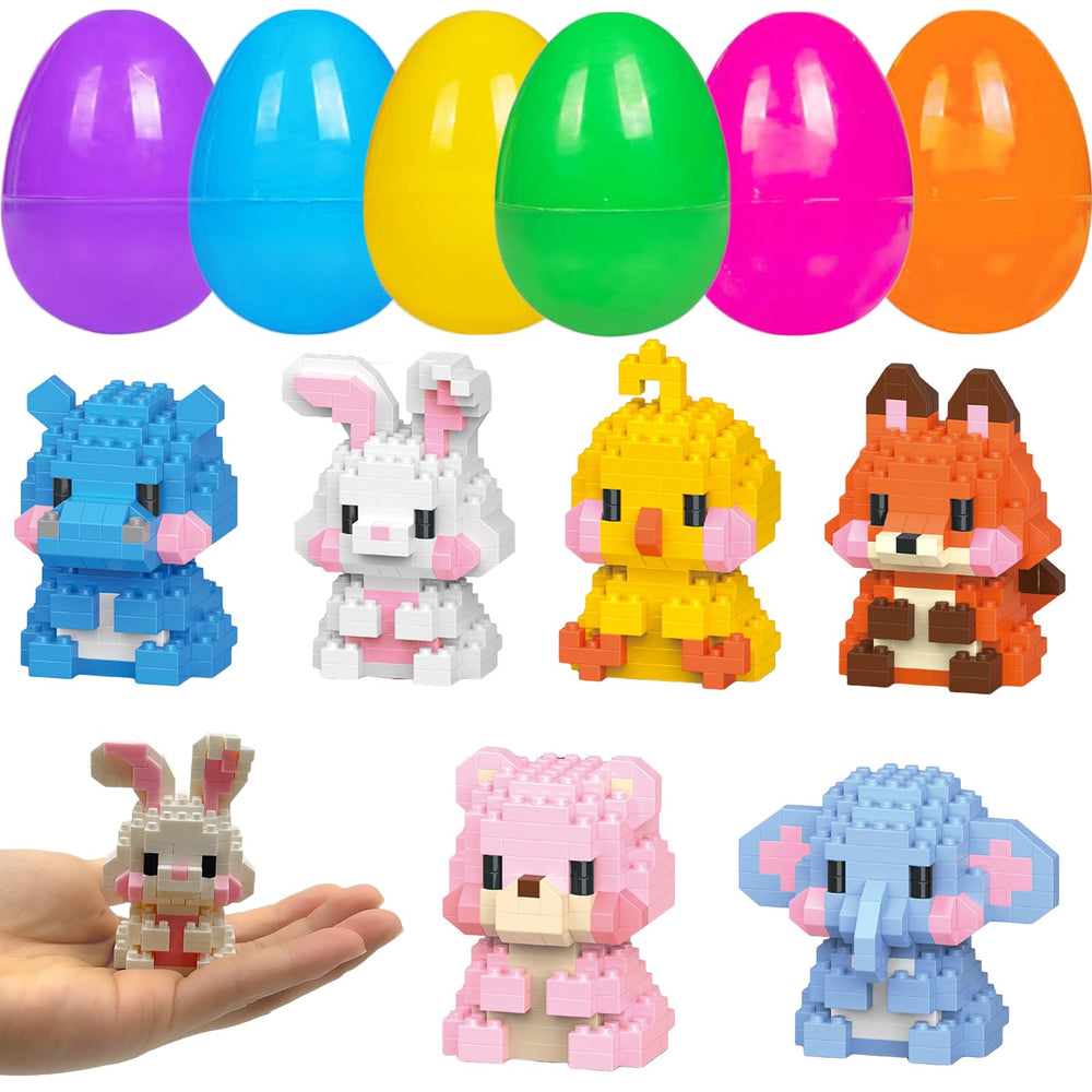 CHHOEAV Easter eggs with animal builders inside for engaging Easter gifting.