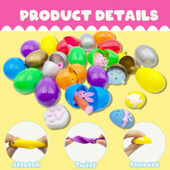 CHHOEAV bunny-pattern mochi squishy toy for tactile play