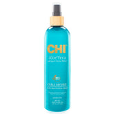 CHI Aloe Vera Curl Reactivating Spray bottle front for refreshed curls and light hold