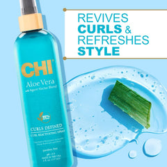 CHI Aloe Vera Curl Reactivating Spray defines curls without weighing down