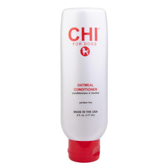 CHI for Dogs Oatmeal Conditioner bottle front showing detangling benefits