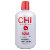 CHI for Dogs Oatmeal Shampoo bottle promotes gentle cleansing for all coat types.