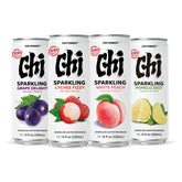 CHI FOREST Sparkling Water variety pack cans offer a zero sugar refreshment for any time of day.