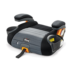 Chicco GoFit ClearTex Plus backless booster seat for stable seating on road trips.