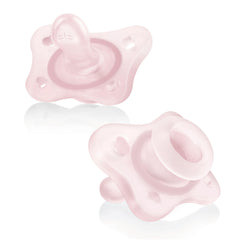 Chicco PhysioForma Mini nipple: ultra-soft silicone for a gentle latch and newborn comfort.