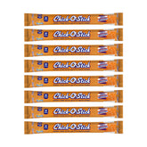 Chick-O-Stick crunchy peanut butter bar showing flaky texture for a satisfying bite