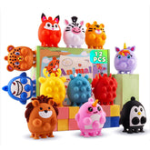 ChildFun animal pop fidget toy with suction for tactile fun