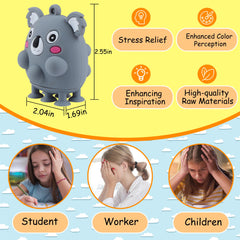 ChildFun Animal Pop Toy cow invites imaginative play and color learning.