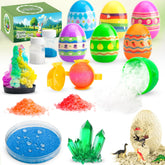 CHILDGO prefixed Easter eggs ready for a science-filled hunt, sparking curiosity and discovery.