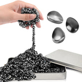 Chilvil 300pc fidget beads in a metal tin for portable stress relief