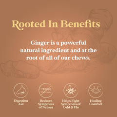 Close-up of Chimes Ginger Chews Original packaging emphasizing the classic flavor.
