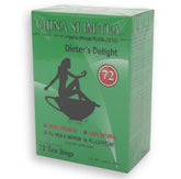 China Slim Tea Dieter's Delight tea bags close-up, highlighting convenient individual sachets for daily rituals.