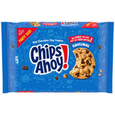 Chips Ahoy Original cookies in a bright package, ideal for quick school lunches.