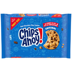 Chips Ahoy Original cookies in a bright package, ideal for quick school lunches.
