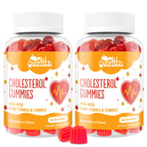 ChiQwench cholesterol gummies bottle with mixed berry flavor for convenient daily use.