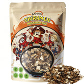 Chiramen oyster mushroom mix adds rich umami to ramen and soups.