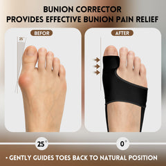 CHJOD breathable materials bunion socks: soft, comfortable all-day wear.