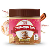 ChocZero Cinnamon Bun Spread jar showing keto-friendly sweetness with no added sugar