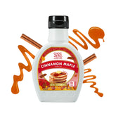 ChocZero Cinnamon Maple Syrup bottle, sugar-free flavor for keto desserts.