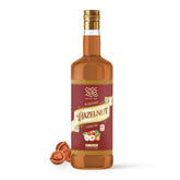 ChocZero hazelnut syrup bottle for keto friendly coffee flavoring.