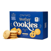 ChocZero Keto Butter Cookies in a tin, premium gluten-free low-carb snacking.
