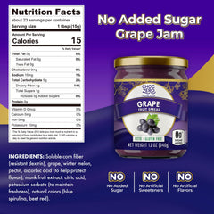 ChocZero Keto Grape Jam on gluten-free toast showcasing sugar-free flavor.