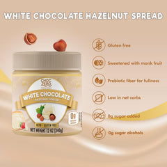 ChocZero spread on toast close-up with crusty bread