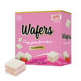 ChocZero Strawberry Wafer Cookies pack front—gluten-free, keto-friendly snack option.