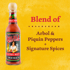 Cholula Extra Hot on eggs adds breakfast spice and brightness