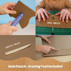 ChompSaw safety-features emphasize protective design for young makers.