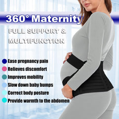 ChongErfei adjustable velcro strap ensures a secure, customizable fit for a growing belly.